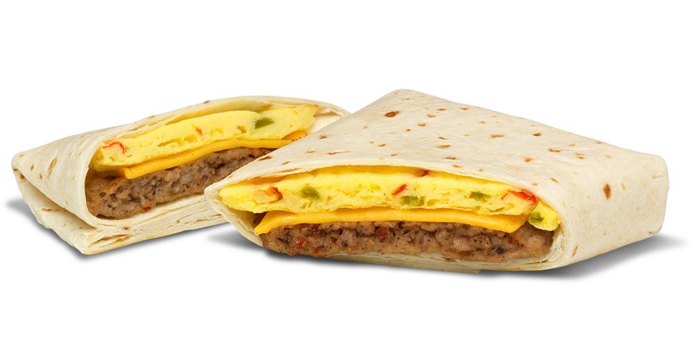 Sausage, Egg and Cheese Square Wrap